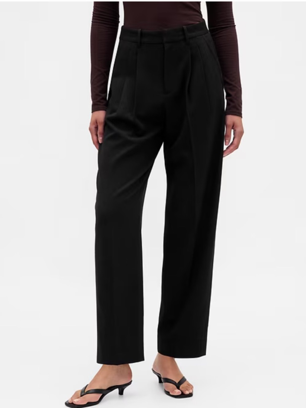 Gap Black High-Waist Dress Pants